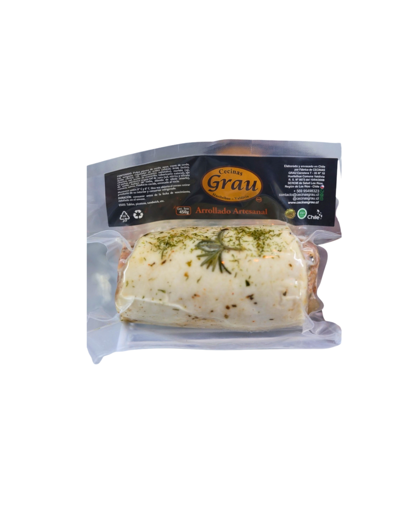 Arrollado artesanal Grau 450g